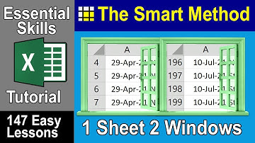 6-1: View the Same Excel Workbook in Two Side-by-Side Windows