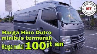 Harga Hino Dutro minibus termurah mulai dari 100 juta