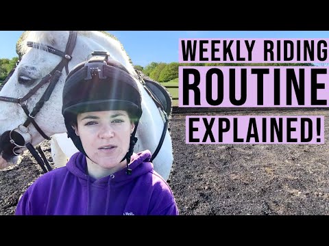 HOW TO CREATE A WEEKLY HORSE SCHEDULE (My 3-Day Weekly Equestrian Routine) UK Equestrian YouTuber