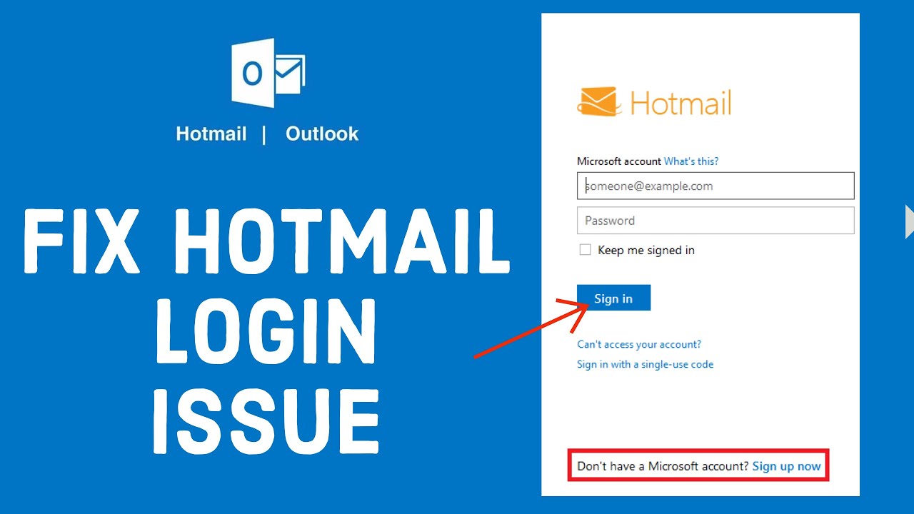 Hotmail Login Page