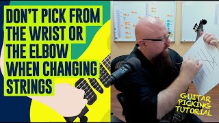 [Guitar Picking Tutorial] Picking From Wrist Vs. Elbow