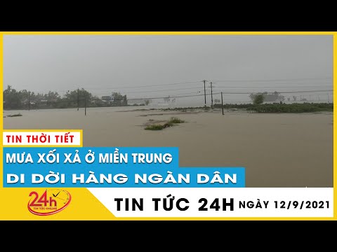 Cận cảnh ngập lụt và thiệt hại tại một số tỉnh ở miền Trung do ảnh hưởng của bão số 5 Côn Sơn |Tv24h