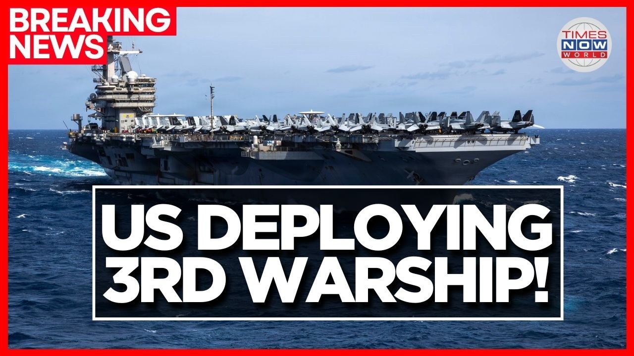 US-IRAN WAR LIVE | US Deploys 3rd Aircraft Carrier For Strikes On Iran?