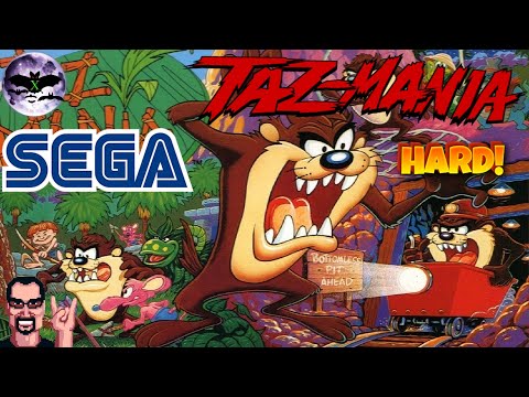 Taz-Mania прохождение [ Hard ] | Игра (SEGA Genesis, Mega Drive, SMD) Стрим rus