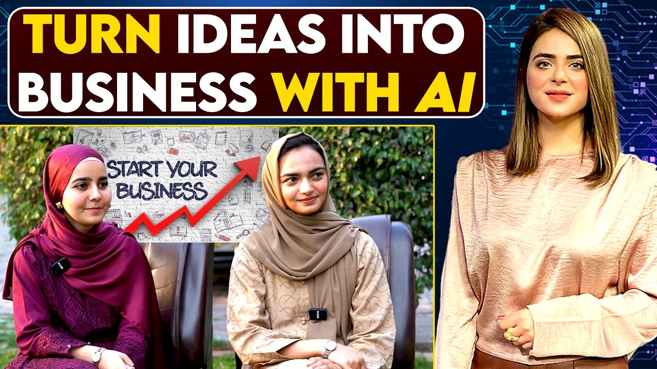 Turn Ideas into Business with AI | With Fiza Riaz | Gen Z Speaks - YouTube