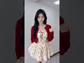 Sisters, this is a sweet and girly outfit for you #beauty #连衣裙 #dance
