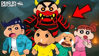 Shinchan Became The Oni Killer In Dbd Shinchan Playing Dead By Daylight Horror Game