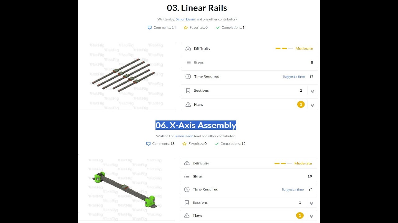 Сборка Rat Rig V-core 3.1.Enclosed. Шаги 3 и 6. Замена смазки, установка направляющих. Сборка оси X