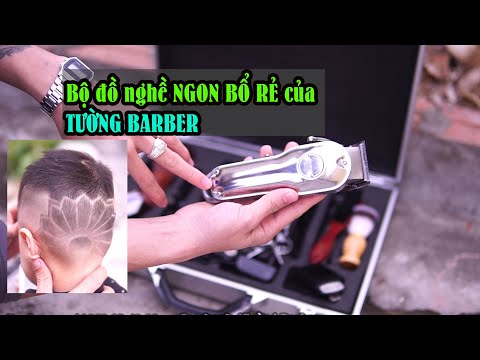 Bộ đồ nghề của TƯỜNG BARBER chuyên Fade Kê lược Tattoo hair