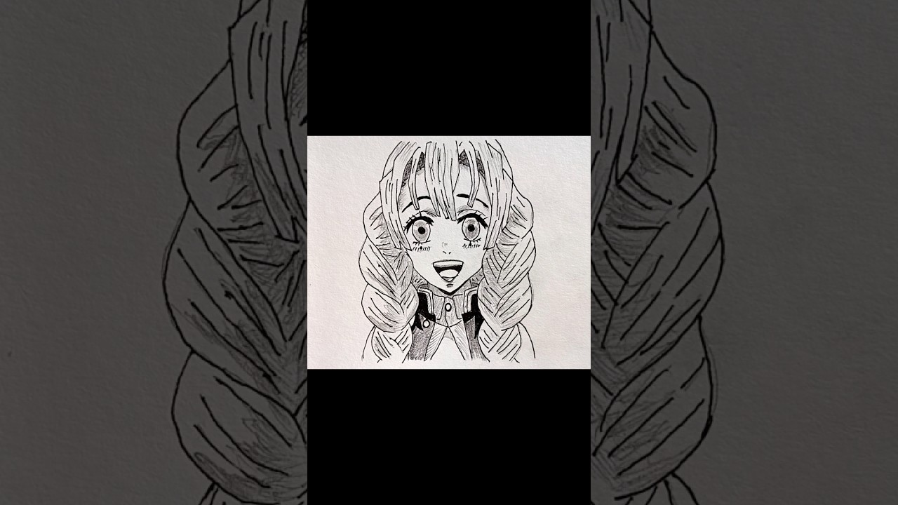 How to draw Mitsuri Kanroji 