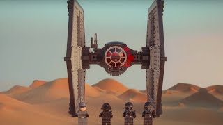 Мульт First Order Special Forces TIE fighter LEGO Star Wars 75101 Product Animation