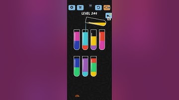water color sort level 249 walkthrough solutions iOS