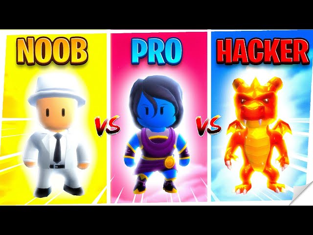 Noob, Pro and Hacker gameplay on Stumble Guys Multiplayer Royale-Game  Guides-LDPlayer