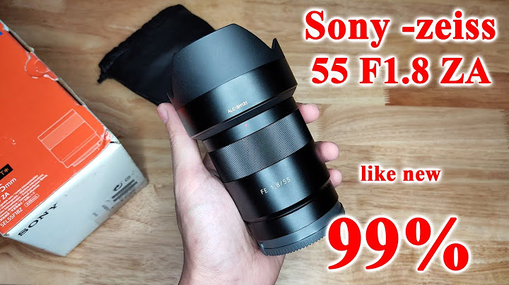 Đánh giá sony sonnar t fe 55mm f 1.8 za