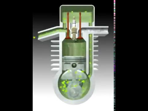 The functioning of the STIHL 4 MIX engine - YouTube
