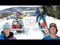 SNOWMOBILE vs SNOWBIKE: What's faster in a race?