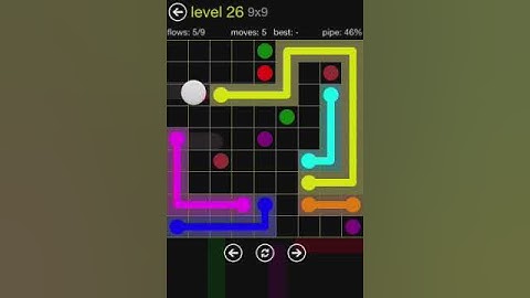 Flow 9x9 Walkthrough: Level 26 (Regular Pack)