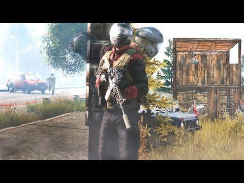 Видео: Засада на соседей. Живем в кормушке на краю леса - DayZ