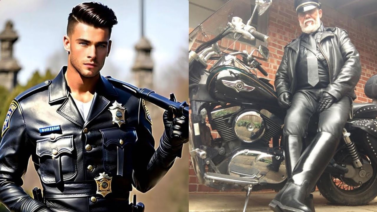 new latex leather outfits use for men's 