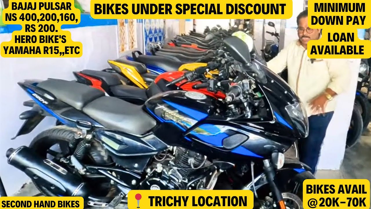 35k - 1.3L Second hand commuter bikes Trichy Location 
