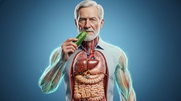 Wat gebeurt er in je lichaam als je een komkommer eet? – 3D anatomische reis!