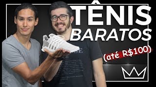 tenis de couro masculino barato