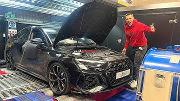 TRUE POWER OF MY 2022 AUDI RS3 REVEALED! *DYNO TEST*