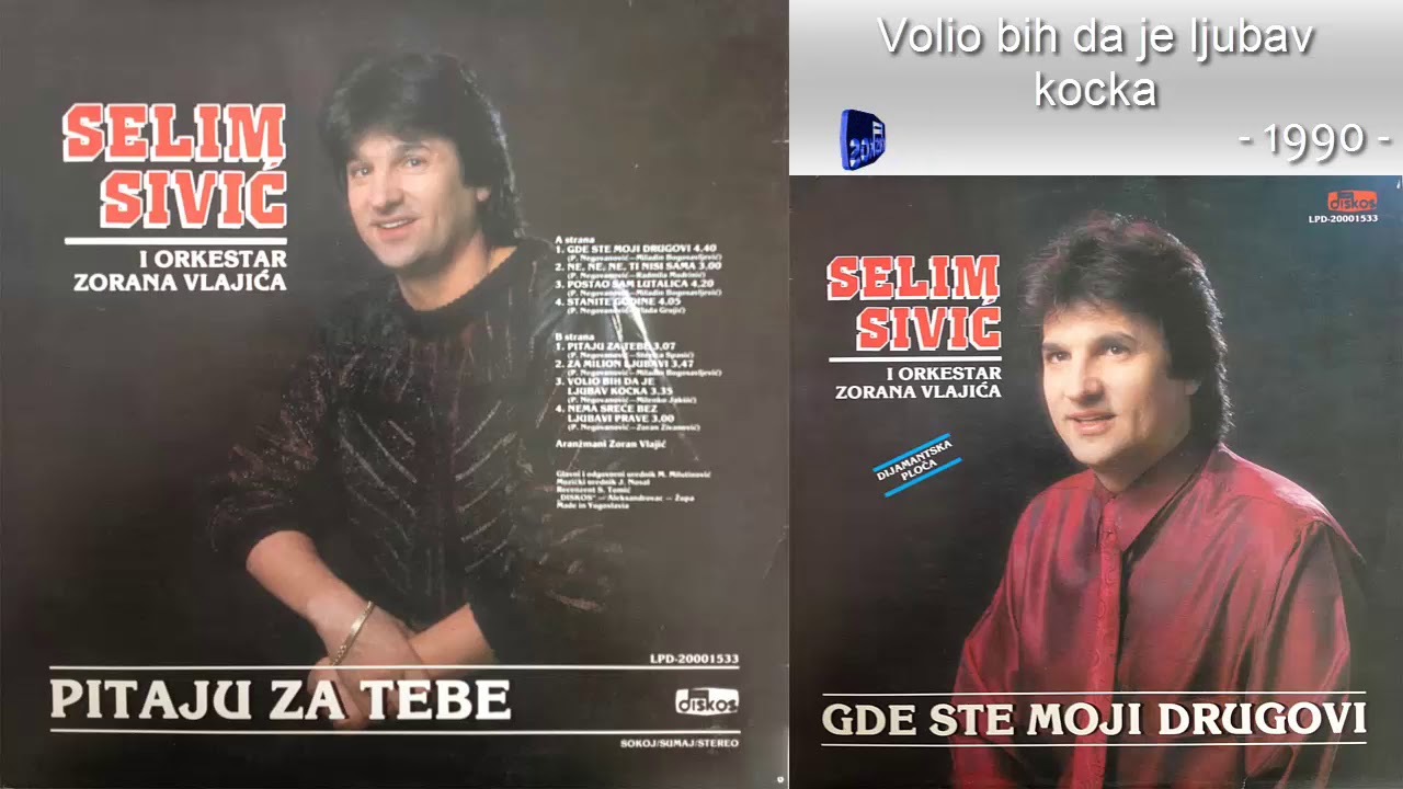 Selim Sivic Semo - Volio bih da je ljubav kocka - (Audio 1990)