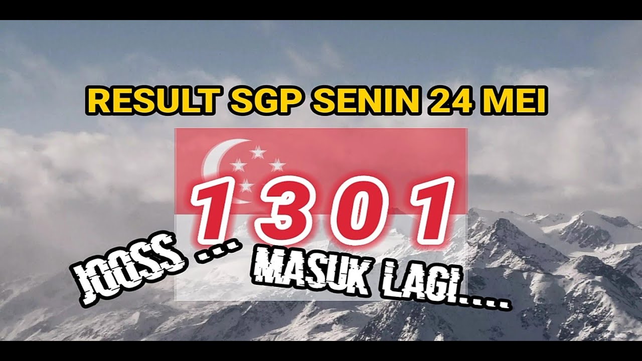 Prediksi Sgp Rabu 26 Mei Ganti Rumus Baru Di Jamin Jp Paus Youtube