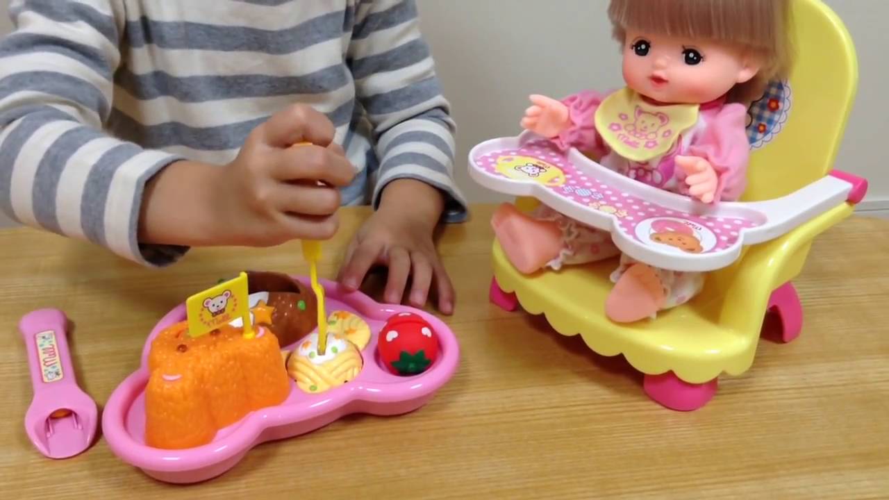 メルちゃん くまさんベビーチェアでおしょくじ&はみがきセット Taking