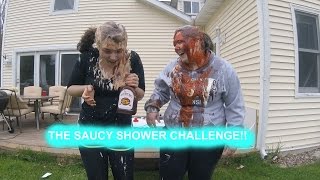 Saucy Shower Challenge Air Hockey Edition