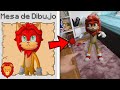 MINECRAFT pero TODO lo que DIBUJO APARECE en la VIDA REAL 😱