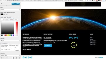 Upper Footer (Tesseract Designer Theme)