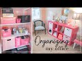 Home Office & Craft Room Organization | Office Clean With Me & Declutter | Organizing my Craft Room
