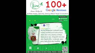 Discover the Delights of Thiru Foods Millet Products: 100+ Raving Google Reviews | Customers Ratings