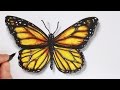 how to draw butterfly shapes