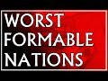 Top 10 Worst Formable Nations in EU4