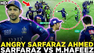 Angry Sarfaraz Ahmed | Sarfaraz Ahmed vs Mohammad Hafeez | Heavy Fight | HBL PSL 2021 | MB2A