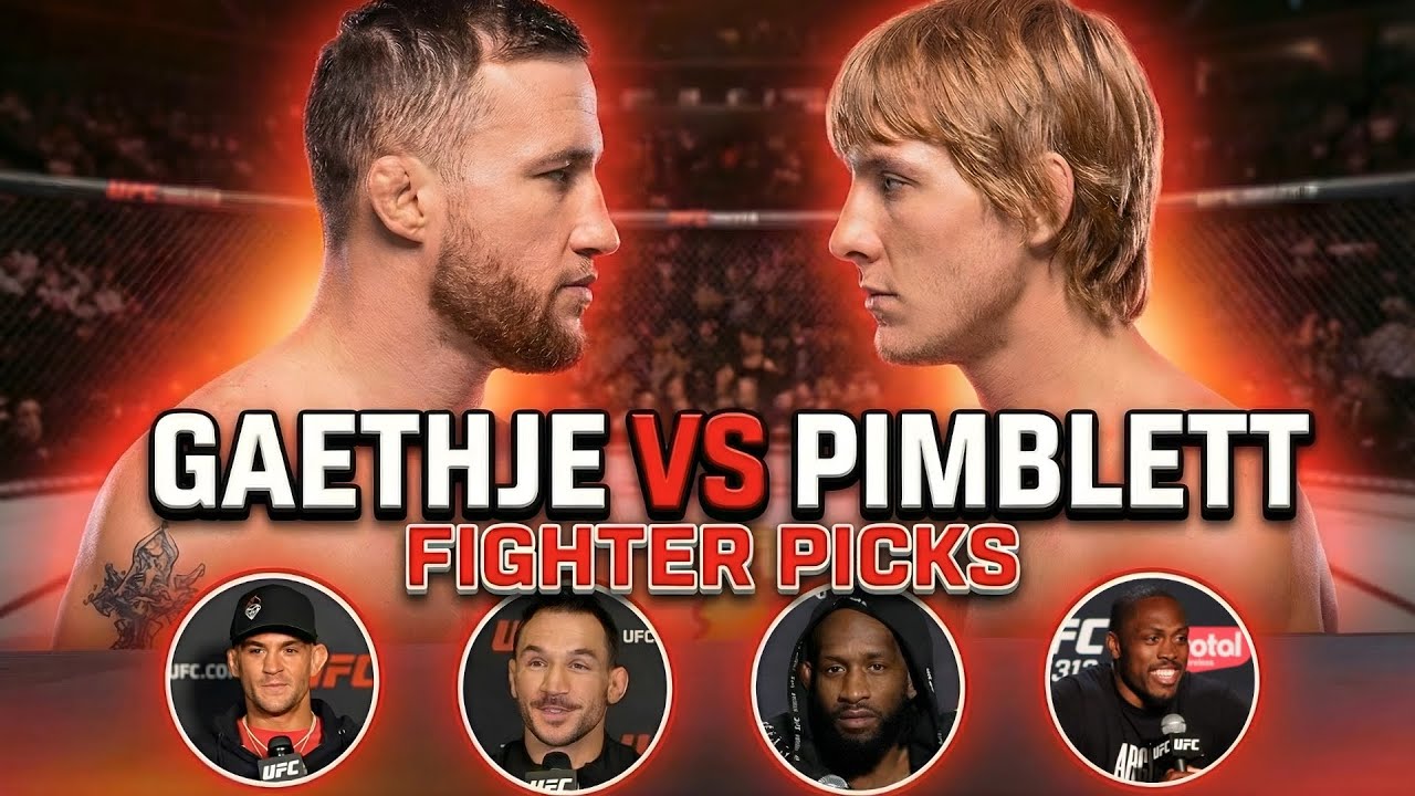 UFC Fighters Predict Justin Gaethje vs Paddy Pimblett UFC 324