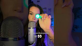 Close one eye and watch 👀 the best visual trigger ASMR 🫠 #asmr #asmrtriggers #asmrsounds