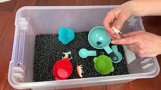 Sensory Bean Box - Words, Sounds, Play Actions Details
