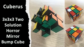 Cuberus 3x3x3 Two Solution Horror Mirror Bump Cube