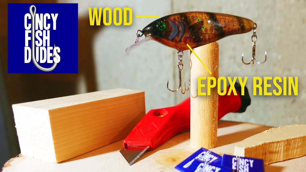 Making a Half Wood + Half Epoxy Resin Lure 