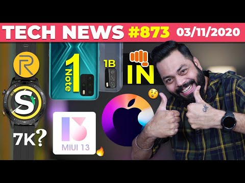 Micromax In Note 1 & 1B Launched, realme Watch S At 7000,Apple Event,MIUI 13 Coming,Among Us-#TTN873