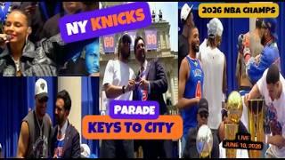NY Knicks: Keys to City, Alicia Keys, Mayor Mamdani + NBA Champs 2026 Rewind 6.18.26