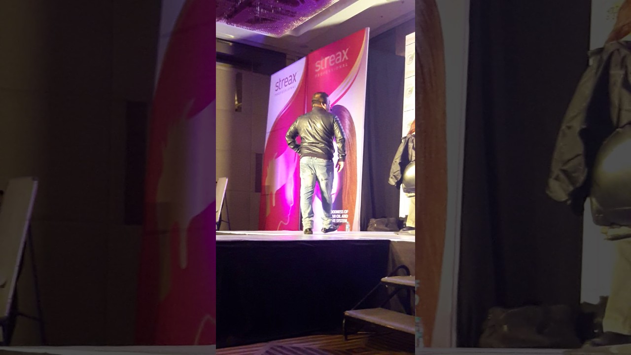 Jawed habib hair cut women JW Hotal seminar Chandigarh part 1