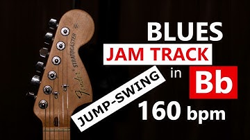 Blues Backing Track in Bb - Jump Swing (12 bar, 160 bpm)