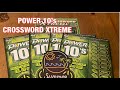 Power 10s crossword xtreme tickets california lottery scratchers