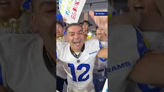 DUBSKI WUBSKI!!! 🗣️ #rams #nfl #shorts