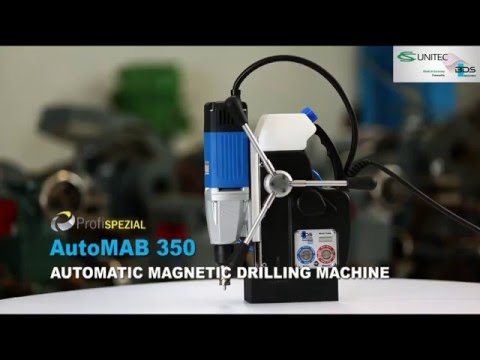 CS Unitec AutoMAB 350 Portable Magnetic Drill Video